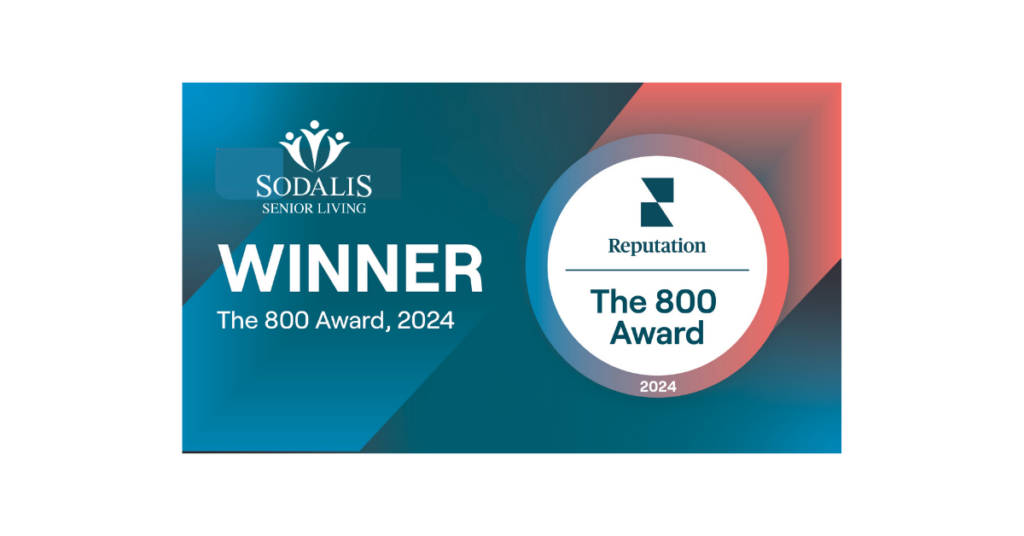 Sodalis Wharton Receives Reputation’s 800 Award for Best-In-Class Brand Reputation