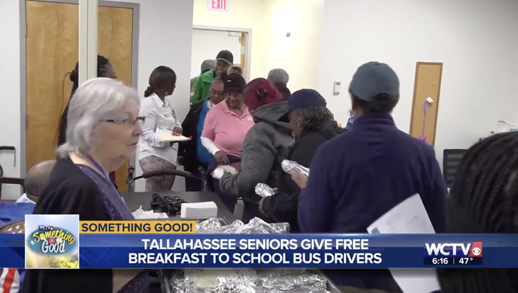 Something Good: Seniors surprise Leon County bus drivers with breakfast burritos