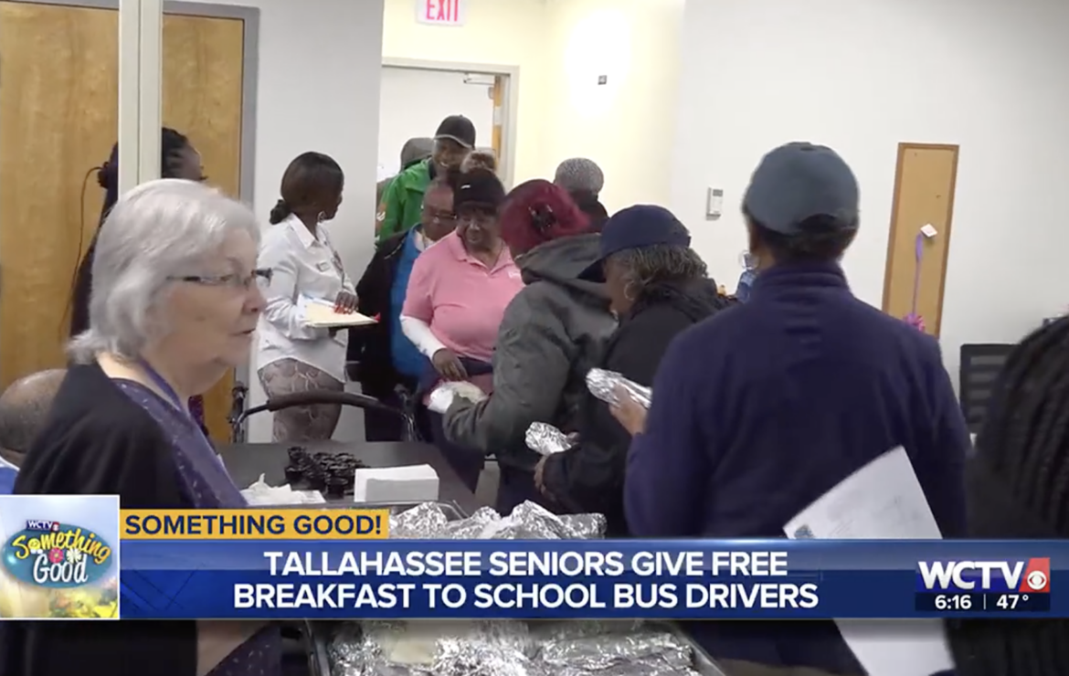 Something Good: Seniors surprise Leon County bus drivers with breakfast burritos