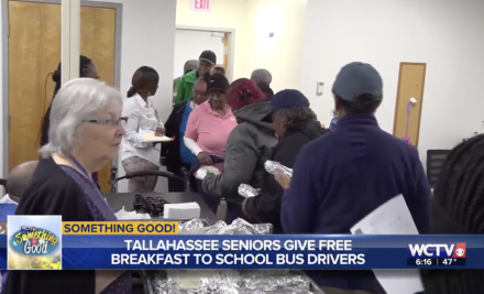 Something Good: Seniors surprise Leon County bus drivers with breakfast burritos